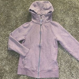 Lululemon Heather Pink Scuba Hoodie